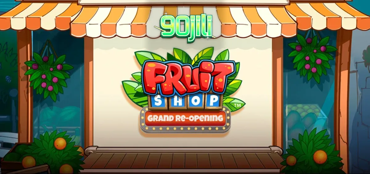 Makulay na interface ng Fruit Shop Grand Re-Opening slot na nagpapakita ng mga sariwang prutas at bonus features.
